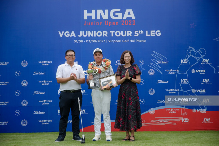 Nguyễn Đặng Minh giành danh hiệu VGA Junior Tour thứ 2 trong năm